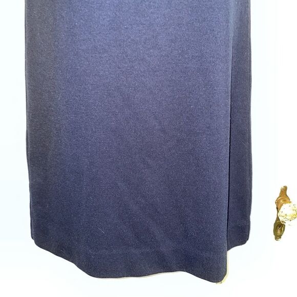 Banana Republic dark navy knit sleeveless sheath dress - Picture 3 of 10